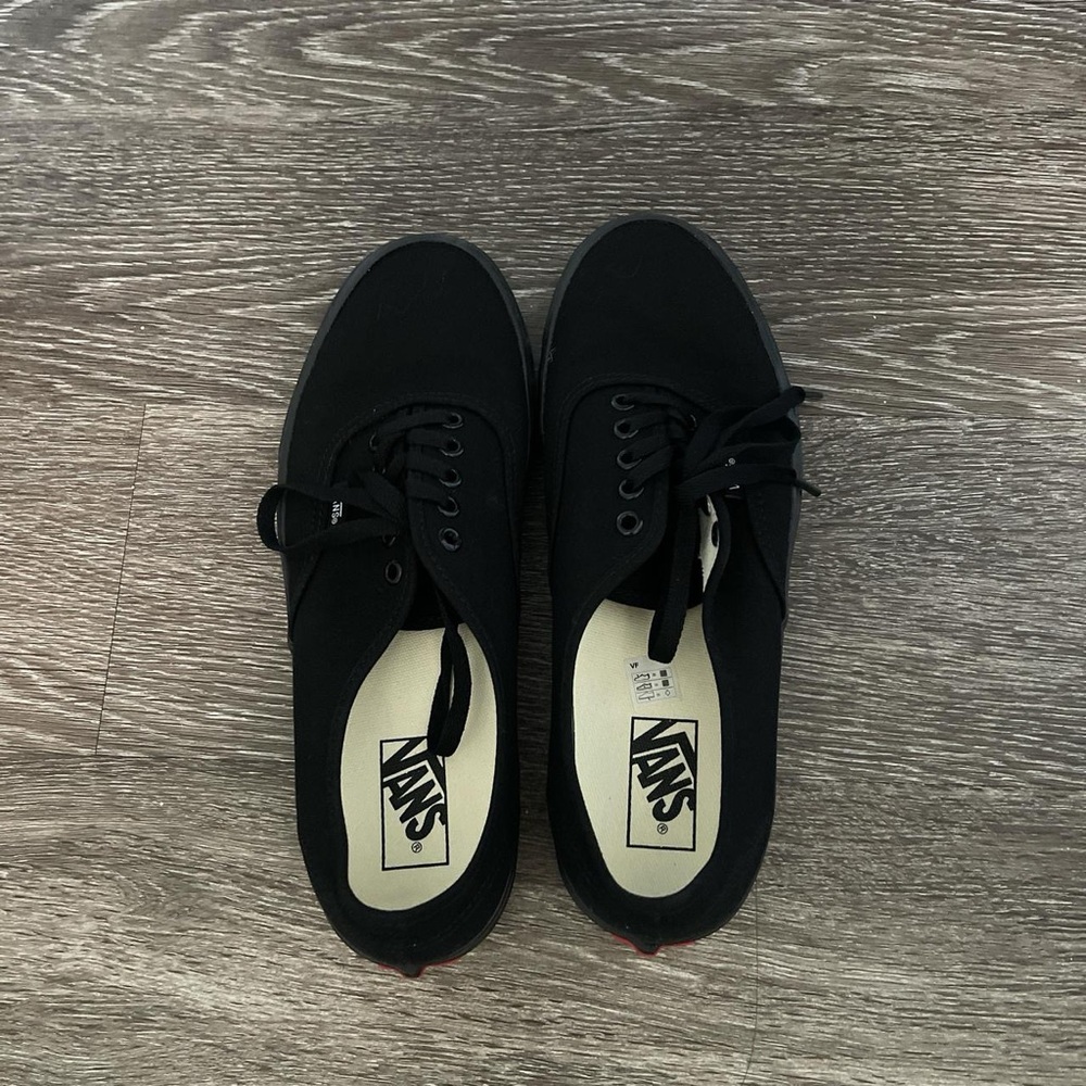 Vans Black Canvas Sneakers